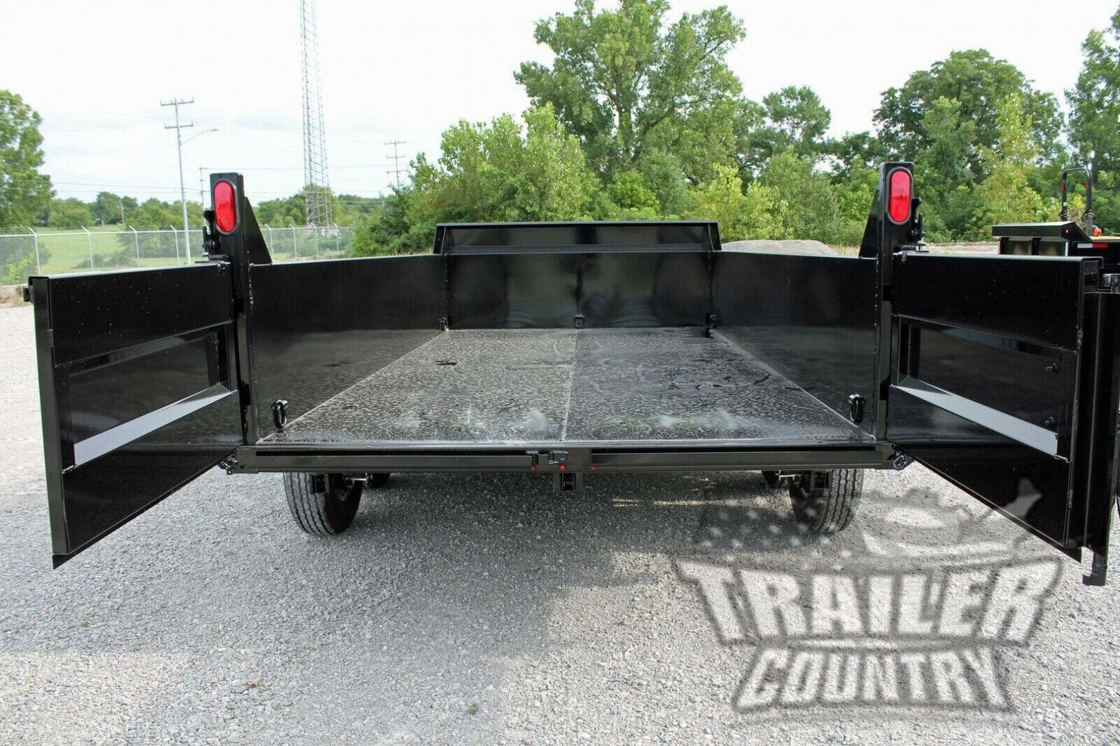 New Brand New 7' x 14' Bumper Pull Hydraulic Dump Trailer w/ 24" High Sides