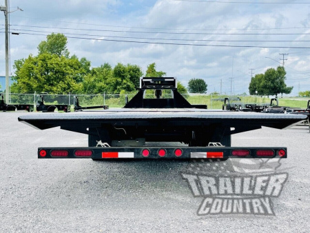 New 2026 NEW 8.5' x 34' Heavy Duty 24K Deckover GN w/Hydraulic Dove Tail & Hydraulic Jacks