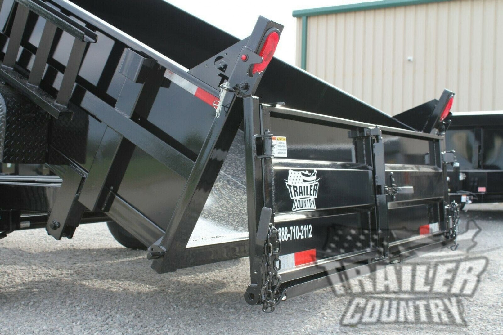 New NEW GN 7 x 16 Dual Cylinder Hydraulic Dump Trailer w/ Combo Spreader Gate