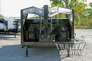 New NEW GN 7 x 16 Dual Cylinder Hydraulic Dump Trailer w/ Combo Spreader Gate