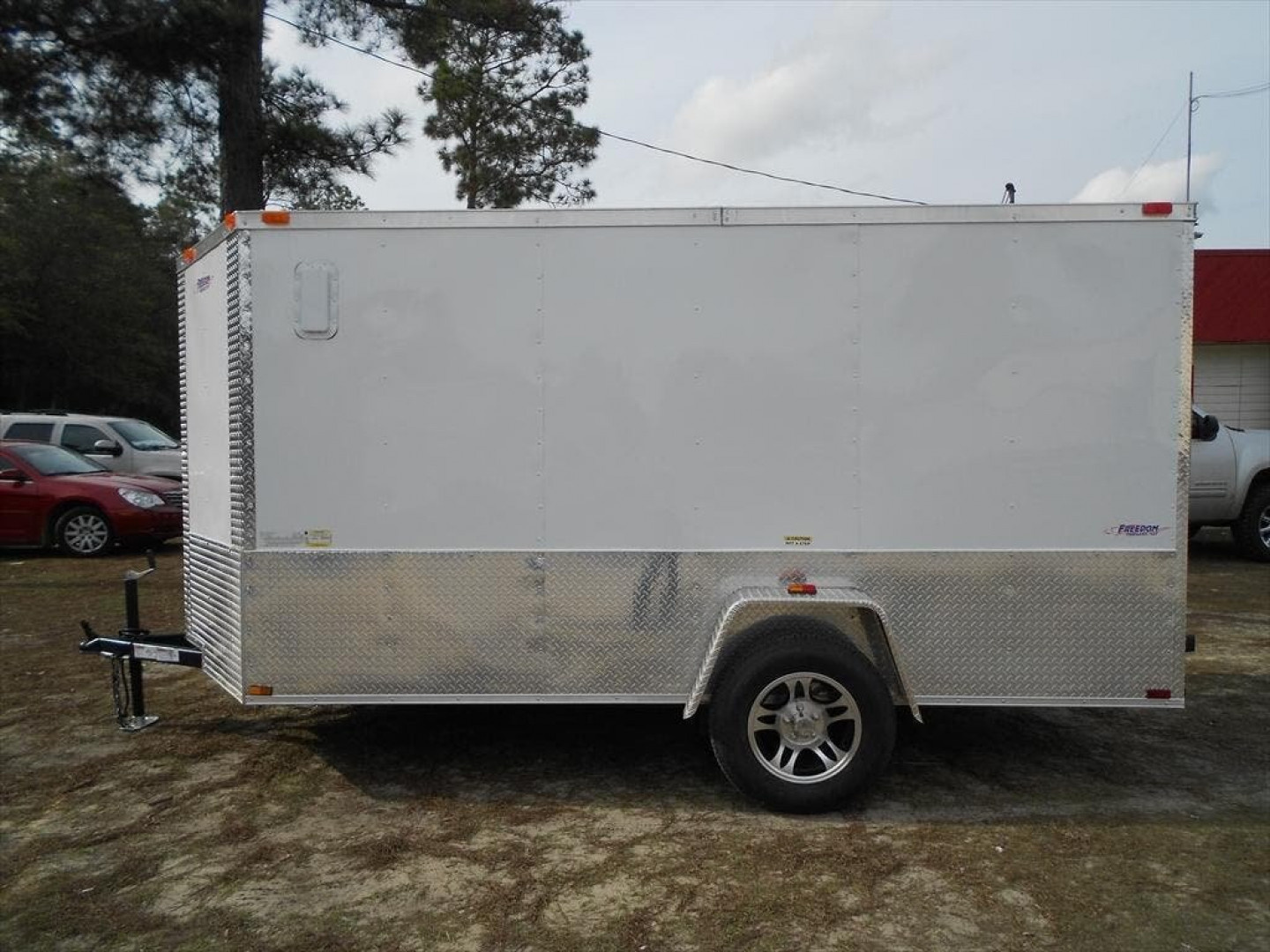 New 2026 Brand New Model 6 x 12 Single Axle, Enclosed Motorcycle Cargo Trailer