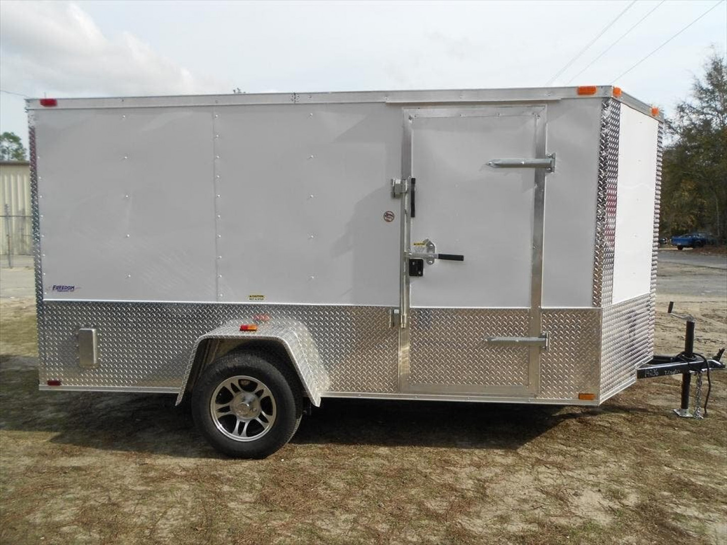New 2026 Brand New Model 6 x 12 Single Axle, Enclosed Motorcycle Cargo Trailer