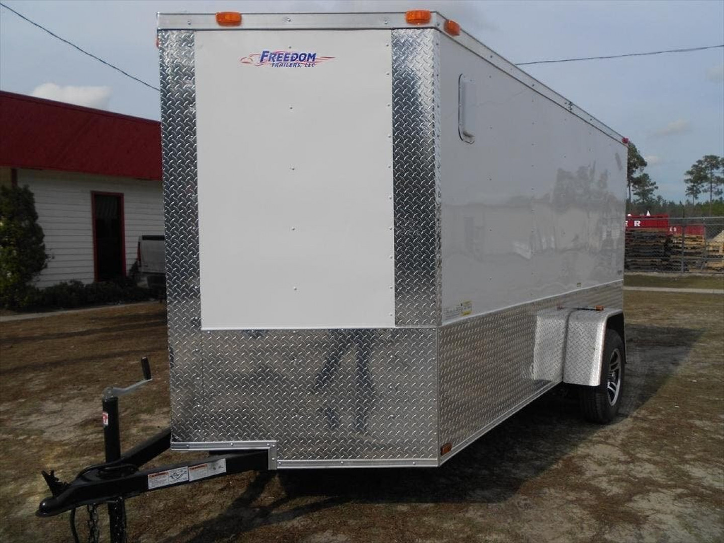 New 2026 Brand New Model 6 x 12 Single Axle, Enclosed Motorcycle Cargo Trailer