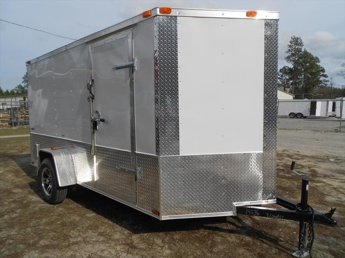 New 2026 Brand New Model 6 x 12 Single Axle, Enclosed Motorcycle Cargo Trailer