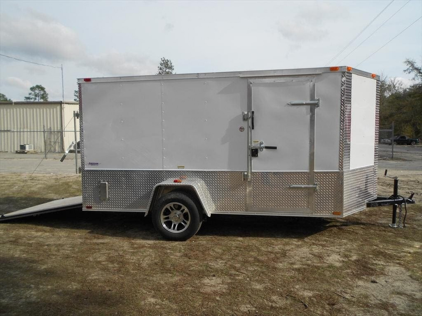 New 2026 Brand New Model 6 x 12 Single Axle, Enclosed Motorcycle Cargo Trailer