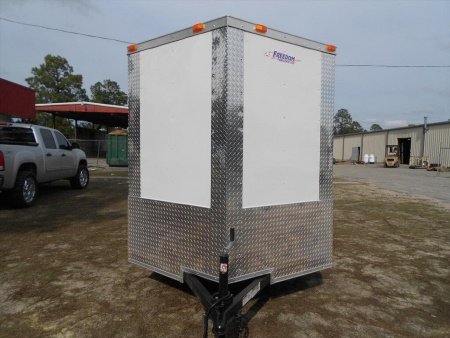 New 2026 Brand New Model 6 x 12 Single Axle, Enclosed Motorcycle Cargo Trailer