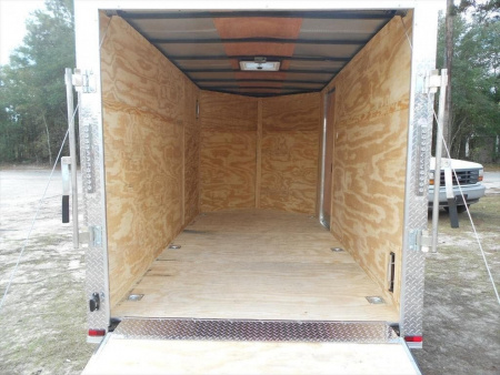 New 2026 Brand New Model 6 x 12 Single Axle, Enclosed Motorcycle Cargo Trailer