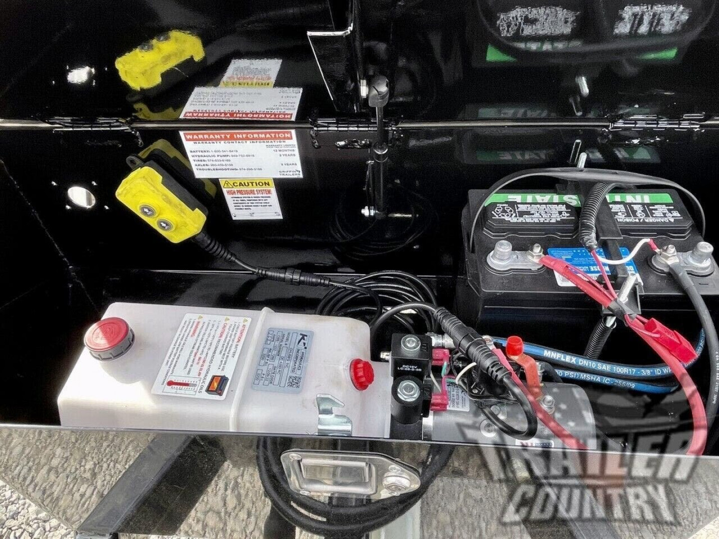 New NEW 7x14x48 Dual Cylinder Hydraulic Dump Trailer w/Spreader Gate