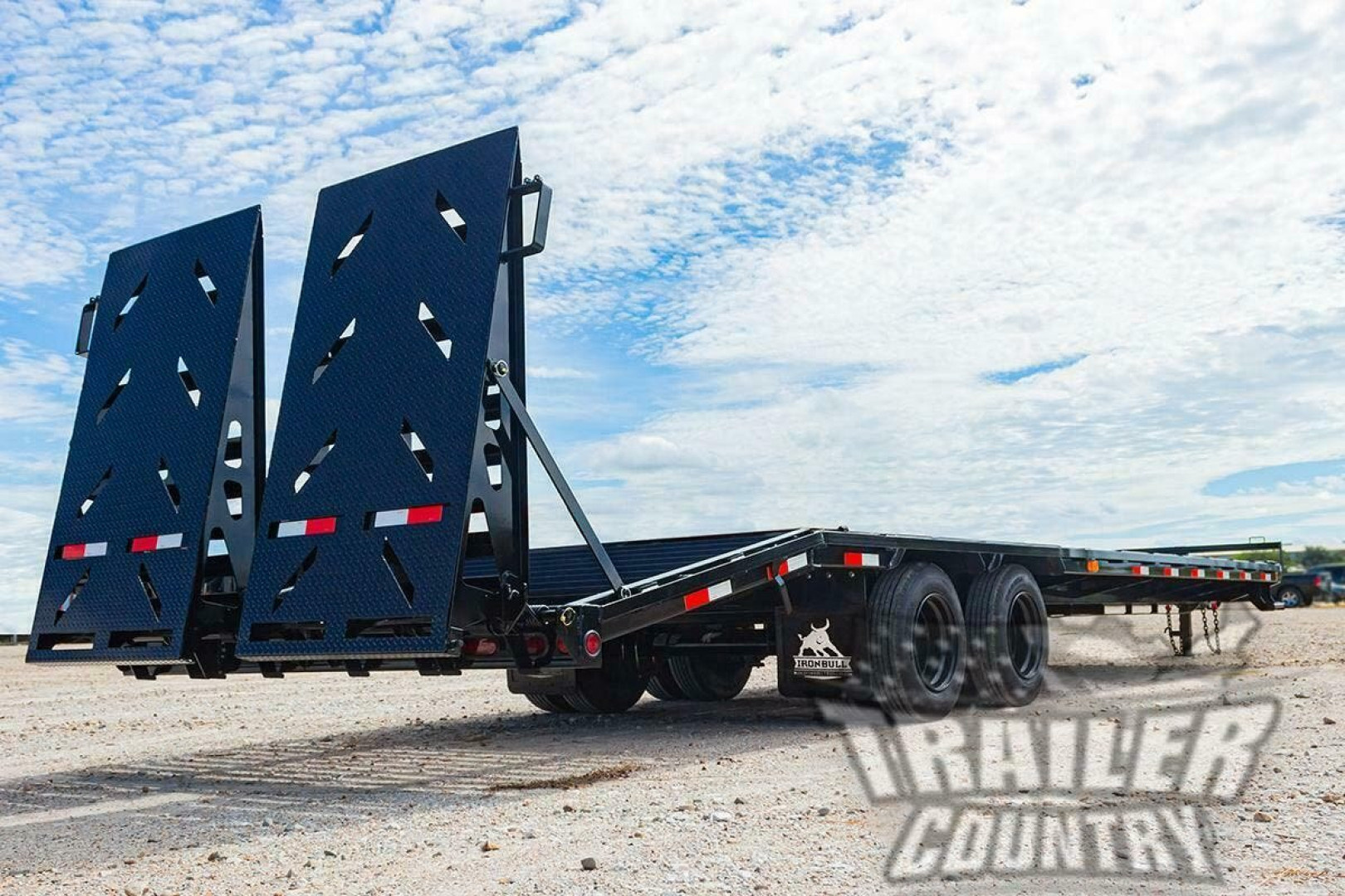 New 2026 New 8' x 25' 24K Heavy Eq. Hauler Trailer w/ Rampage Ramps & Pintle Eye Coupler