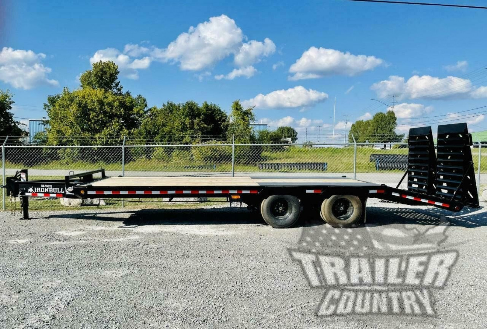 New 2026 New 8' x 25' 24K Heavy Eq. Hauler Trailer w/ Rampage Ramps & Pintle Eye Coupler