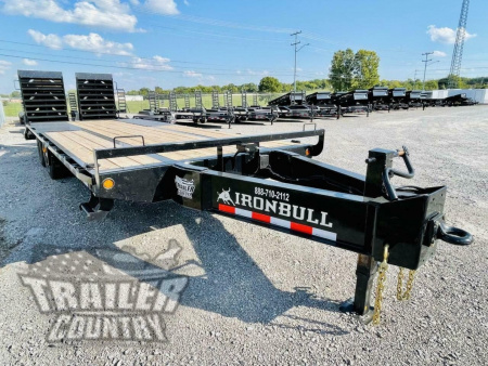New 2026 New 8' x 25' 24K Heavy Eq. Hauler Trailer w/ Rampage Ramps & Pintle Eye Coupler