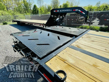 New 2026 NEW GN 8.5' x 36' (31'+5') Heavy Duty 24K Heavy Equipment Hauler Deckover Trailer
