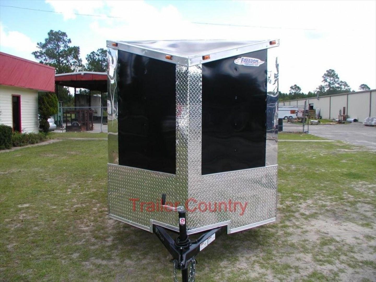 New 2026 NEW 6x12 Custom Enclosed Motorcycle Trailer with Slanted V-nose