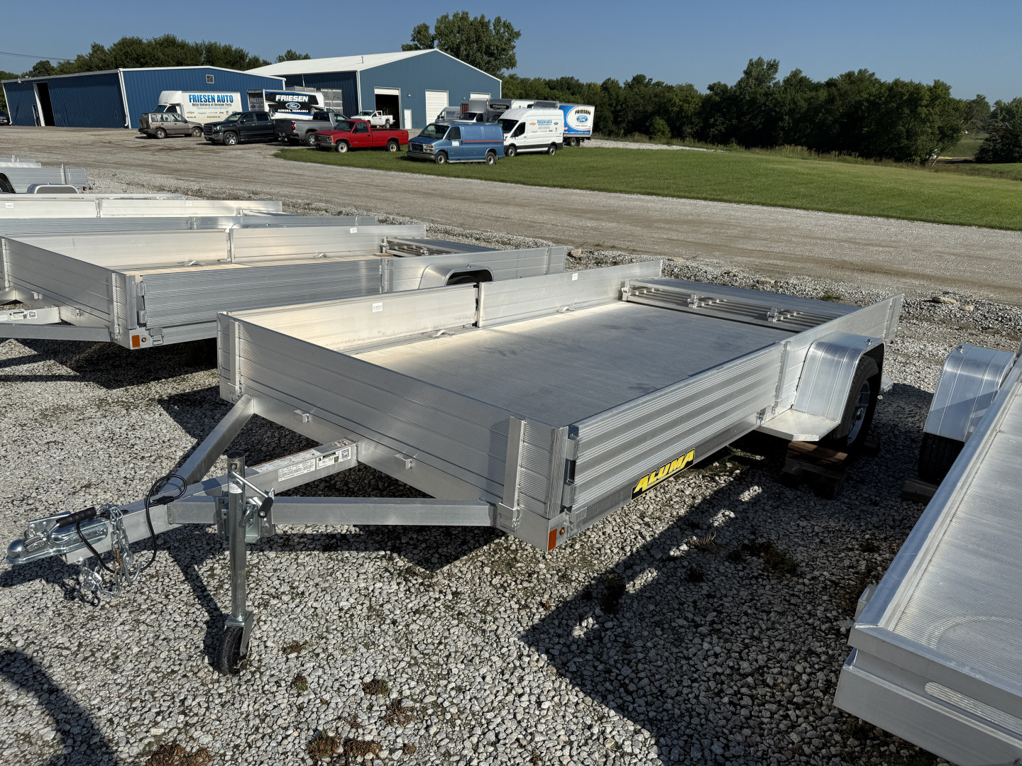 New 2025 Aluma 8114S-R-BT-SR Utility Trailer