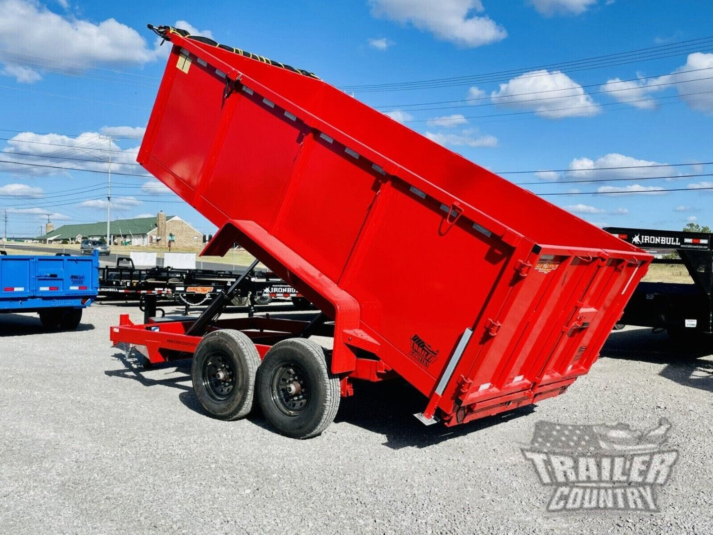 New 2026 New 7' x 14'  Hydraulic Dump Trlr w/ 48" High Sides, 1 Piece Floor