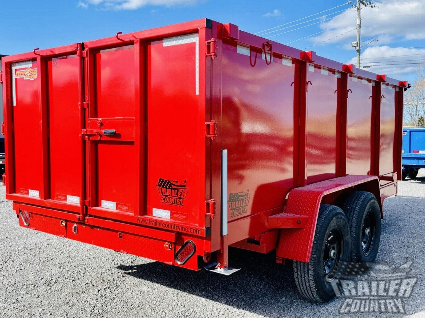 New 2026 New 7' x 14'  Hydraulic Dump Trlr w/ 48" High Sides, 1 Piece Floor