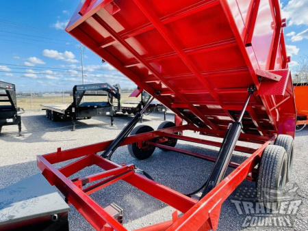 New 2026 New 7' x 14'  Hydraulic Dump Trlr w/ 48" High Sides, 1 Piece Floor