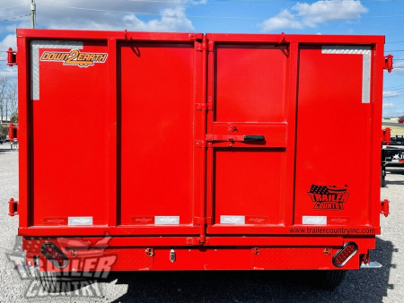 New 2026 New 7' x 14'  Hydraulic Dump Trlr w/ 48" High Sides, 1 Piece Floor