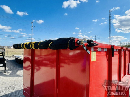 New 2026 New 7' x 14'  Hydraulic Dump Trlr w/ 48" High Sides, 1 Piece Floor