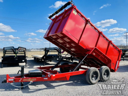 New 2026 New 7' x 14'  Hydraulic Dump Trlr w/ 48" High Sides, 1 Piece Floor