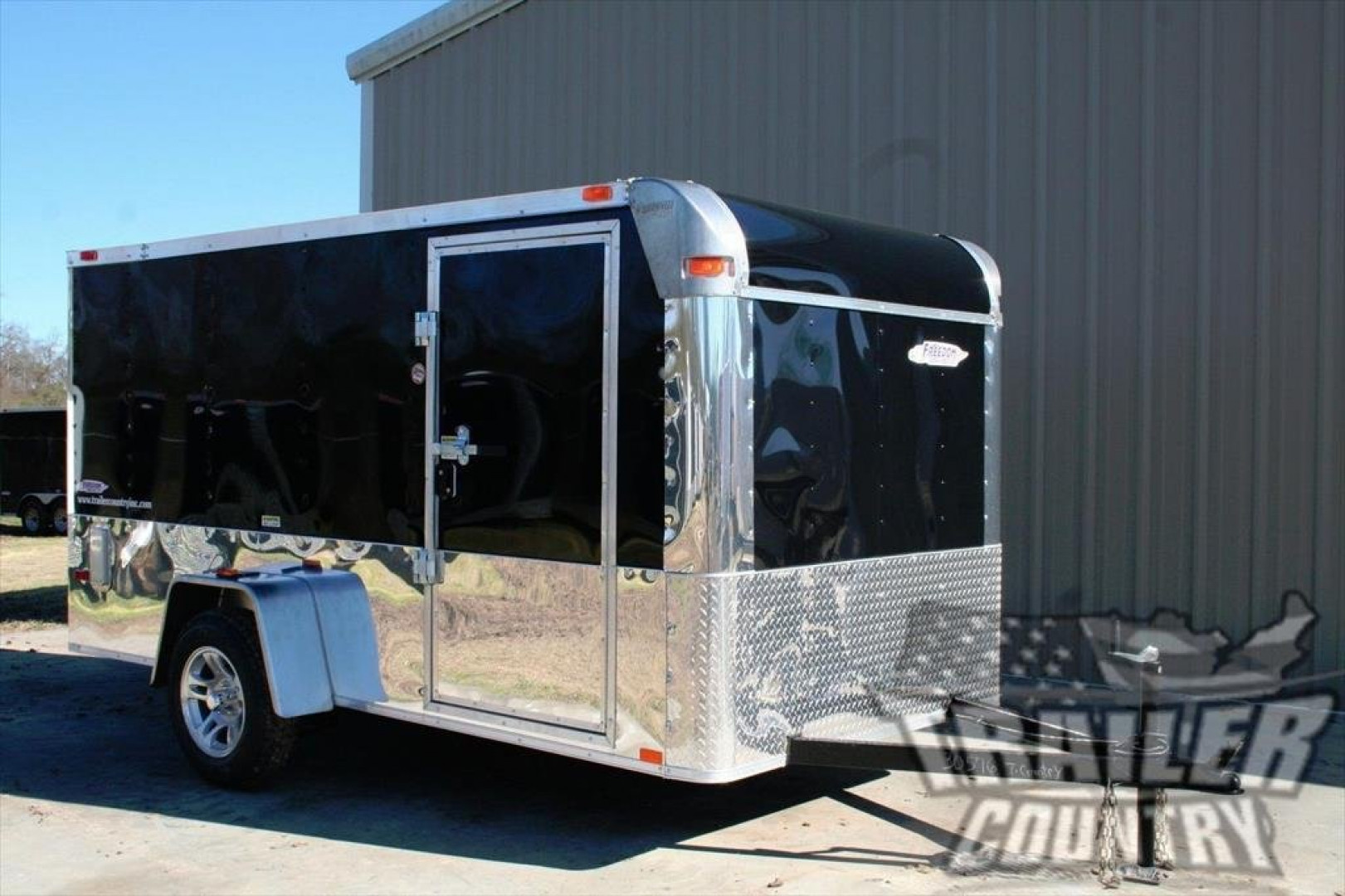 New Brand New 6 X 12 Single Axle, Hawg Toter Low Profile Enclosed Trailer w/ Ramp