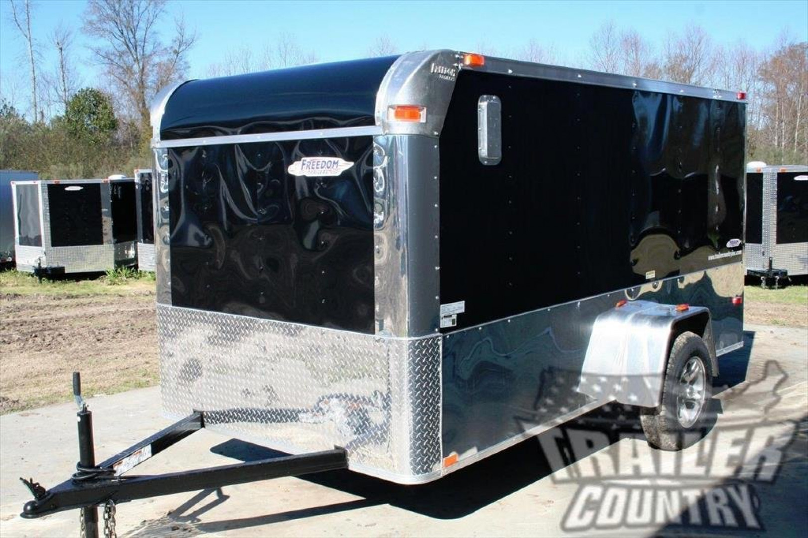 New Brand New 6 X 12 Single Axle, Hawg Toter Low Profile Enclosed Trailer w/ Ramp