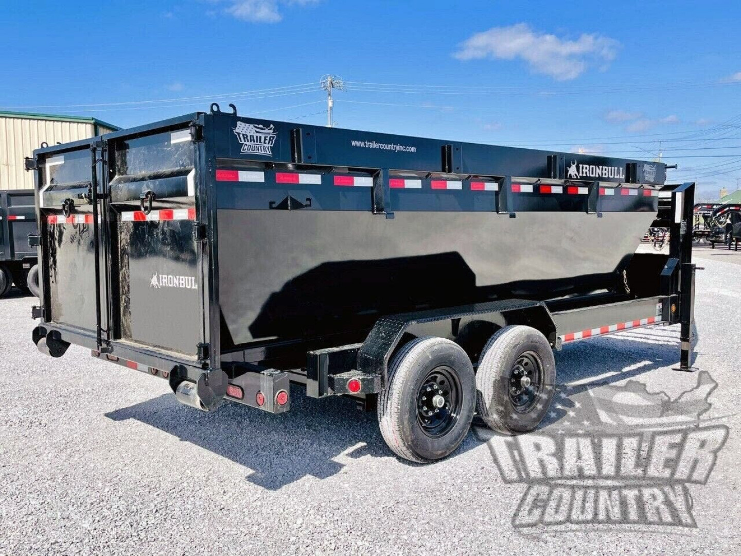 New 2026 NEW 83'' x 16' Gooseneck 14K Tandem Axle, Roll-Off Dump Trailer w/3 Bin Bundle Pkg