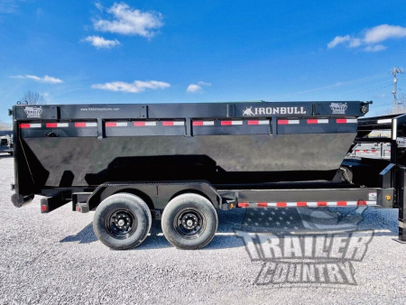 New 2026 NEW 83'' x 16' Gooseneck 14K Tandem Axle, Roll-Off Dump Trailer w/3 Bin Bundle Pkg