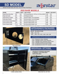New 2026 Norstar SD0869058 Truck Bed 8'6" LONG X 90" WIDE X 58" CAB TO AXLE