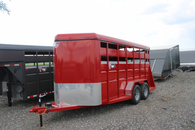 New 2026 Valley Trailers 16' STOCK TRAILER 49121 Stock / Stock Combo Trailer
