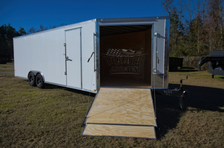 New 2026 NEW Freedom 8.5 x 24 Snowmobile Trlr w/ 48  Ramp in V-nose