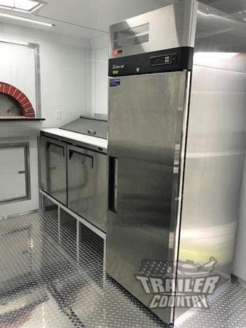 New 2026 Brand New 8.5 x 20 Fully Loaded Wood Fired Pizza Oven Trailer ...