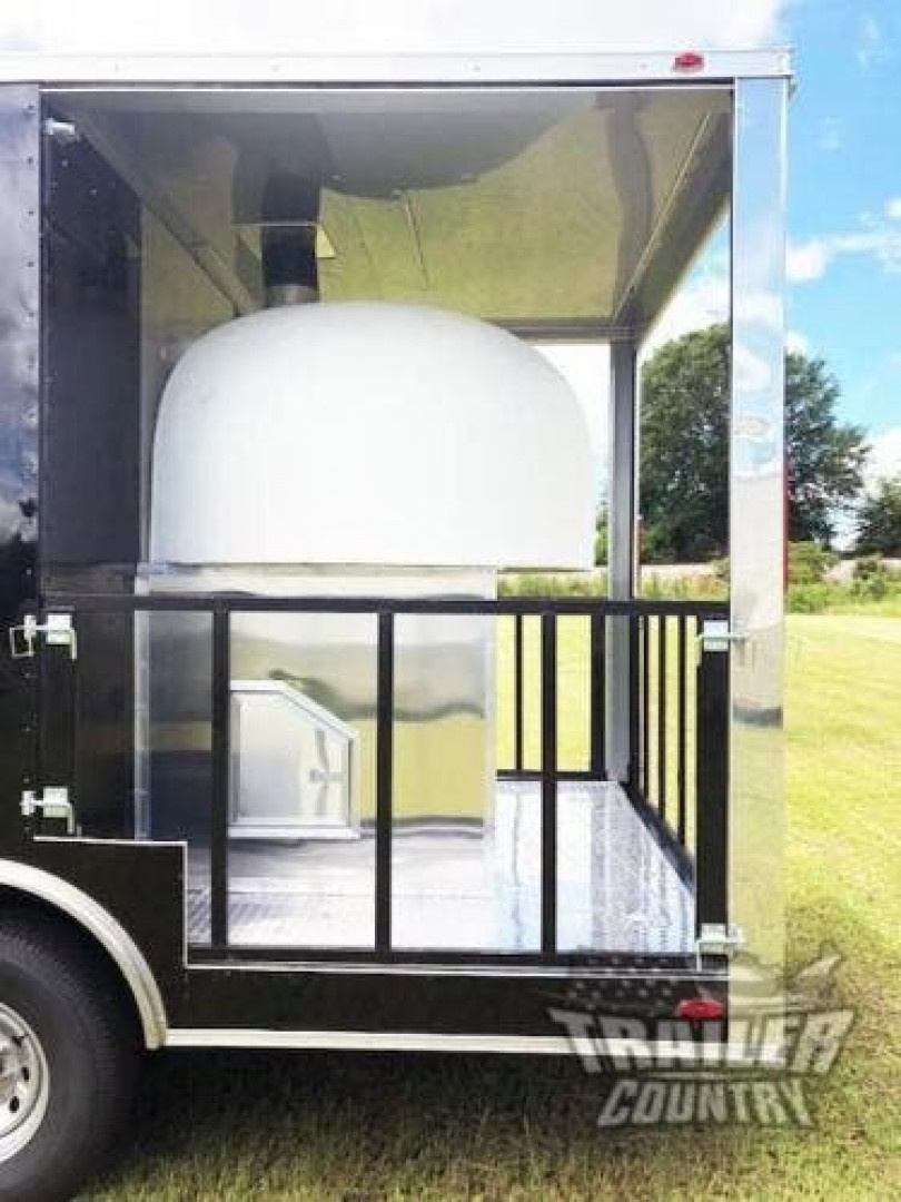 New 2026 Brand New 8.5 x 20 Fully Loaded Wood Fired Pizza Oven Trailer ...