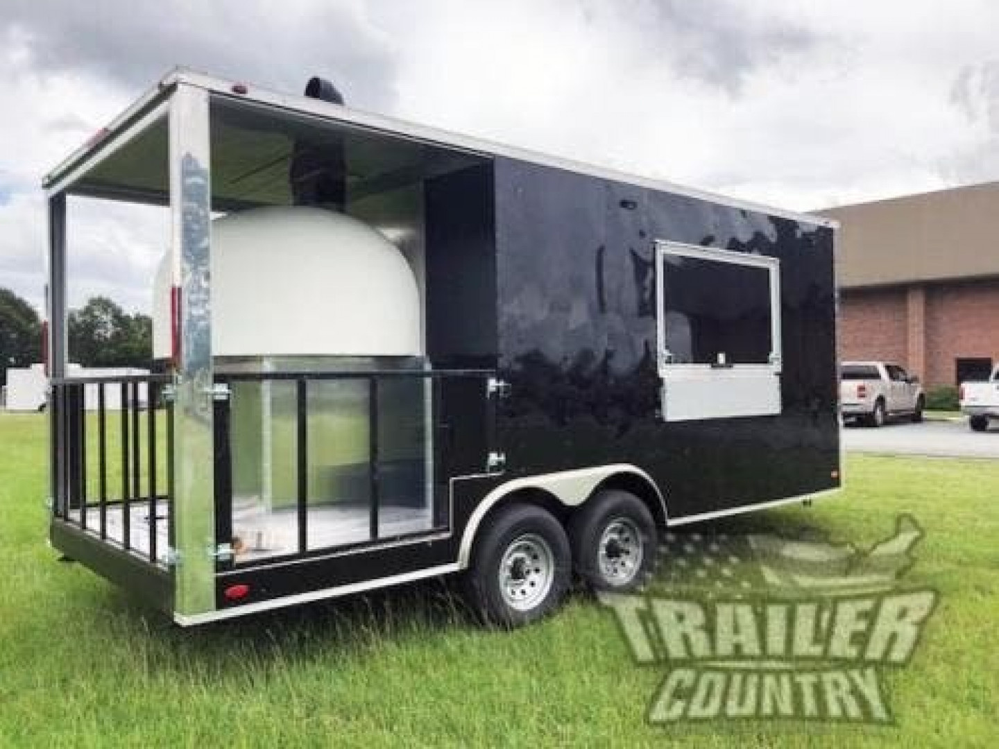 New 2026 Brand New 8.5 x 20 Fully Loaded Wood Fired Pizza Oven Trailer ...