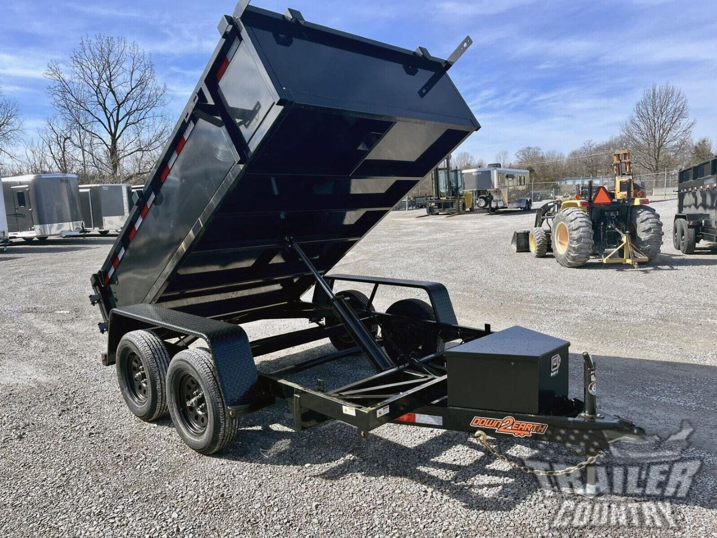 New 2026 New 6' x 10' Single Cylinder Hydraulic Dump Trailer w/ 22" High Sides