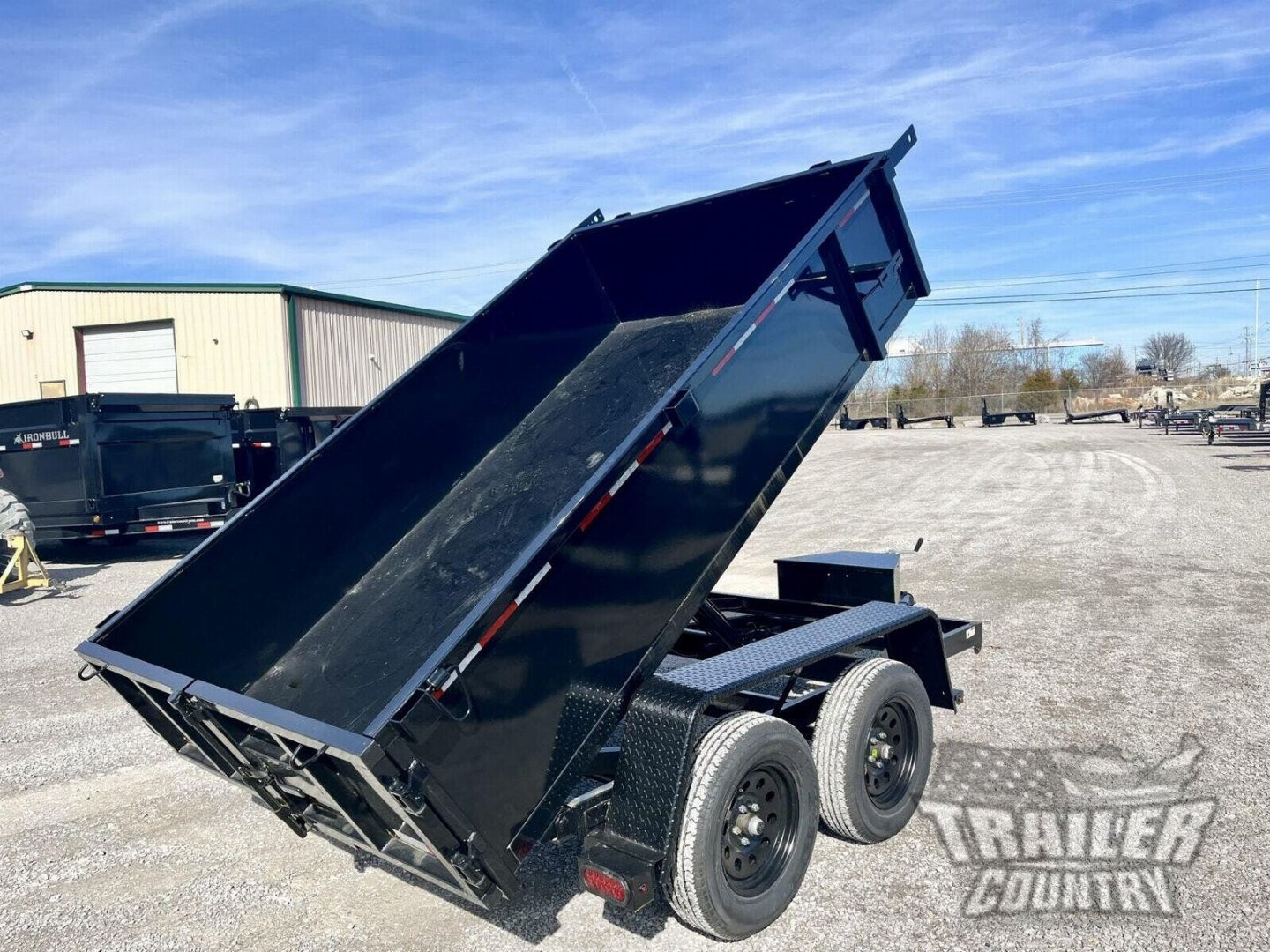 New 2026 New 6' x 10' Single Cylinder Hydraulic Dump Trailer w/ 22" High Sides