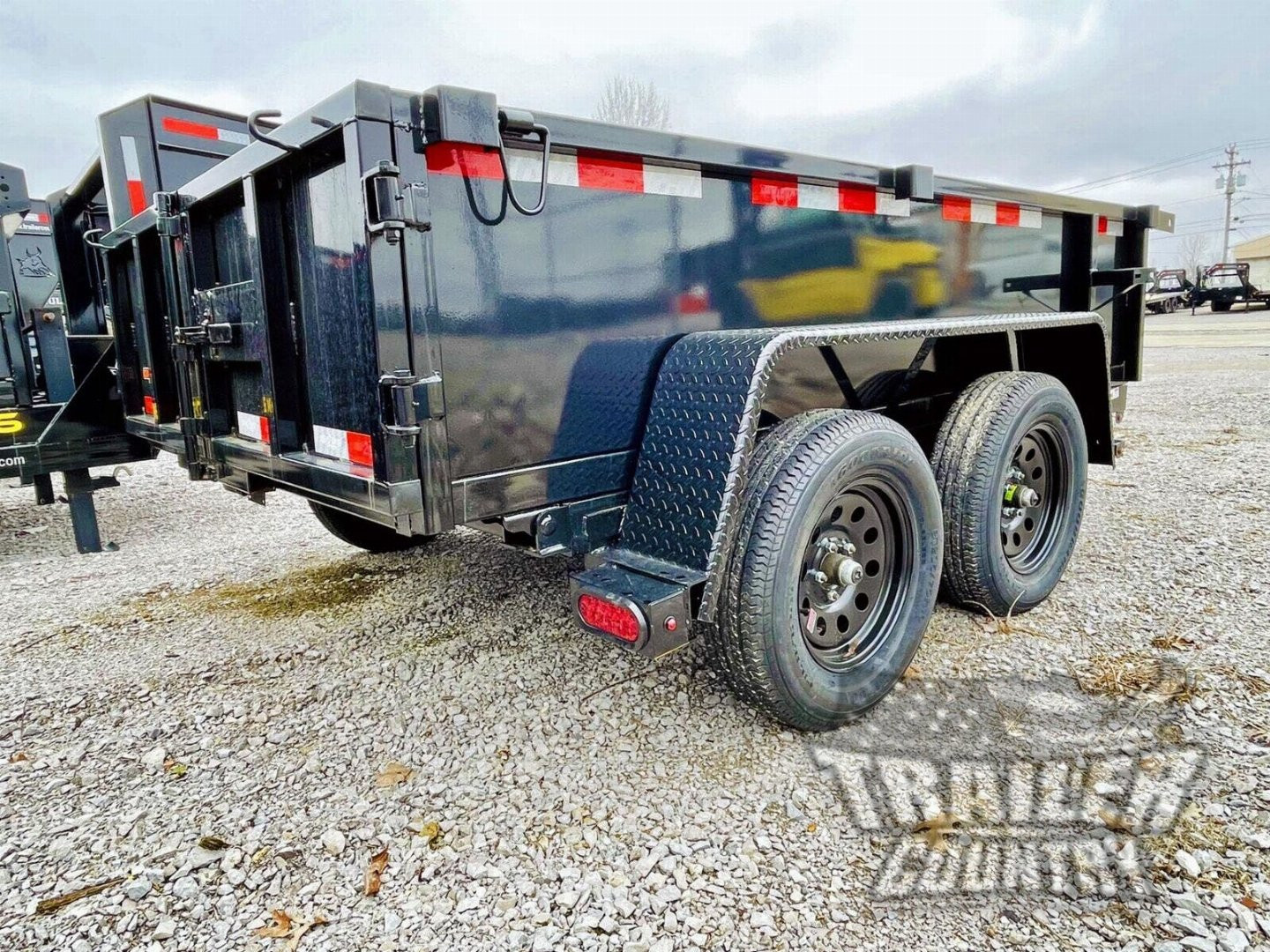 New 2026 New 6' x 10' Single Cylinder Hydraulic Dump Trailer w/ 22" High Sides