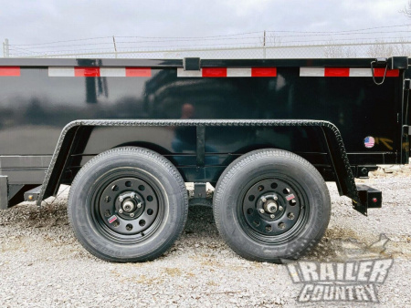 New 2026 New 6' x 10' Single Cylinder Hydraulic Dump Trailer w/ 22" High Sides