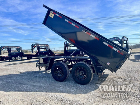 New 2026 New 6' x 10' Single Cylinder Hydraulic Dump Trailer w/ 22" High Sides