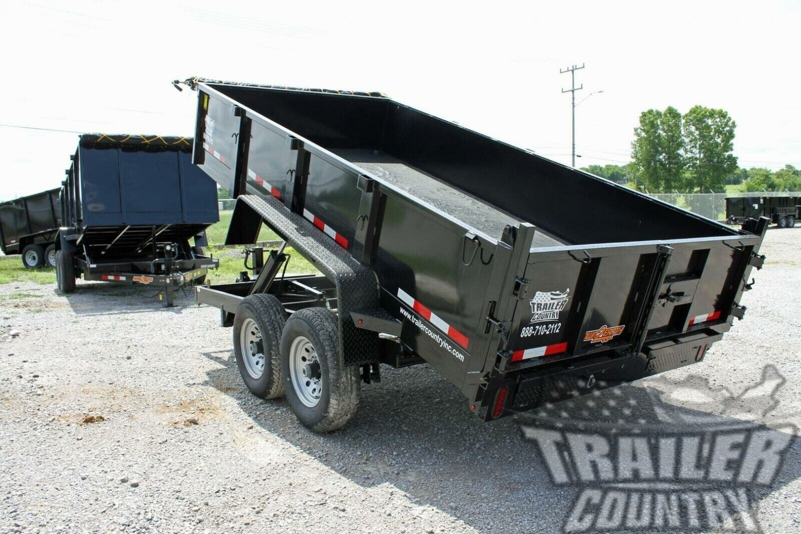 New 2026 Brand New Model 7'x14' Tandem Axle, Bumper Pull, Dual Cylinder Hydraulic Dump