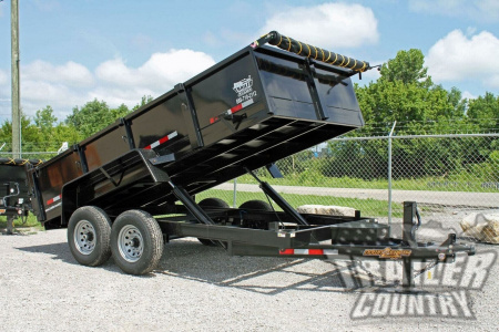 New 2026 Brand New Model 7'x14' Tandem Axle, Bumper Pull, Dual Cylinder Hydraulic Dump