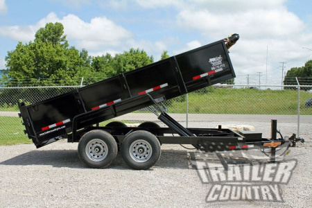 New 2026 Brand New Model 7'x14' Tandem Axle, Bumper Pull, Dual Cylinder Hydraulic Dump
