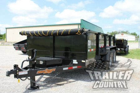 New 2026 Brand New Model 7'x14' Tandem Axle, Bumper Pull, Dual Cylinder Hydraulic Dump