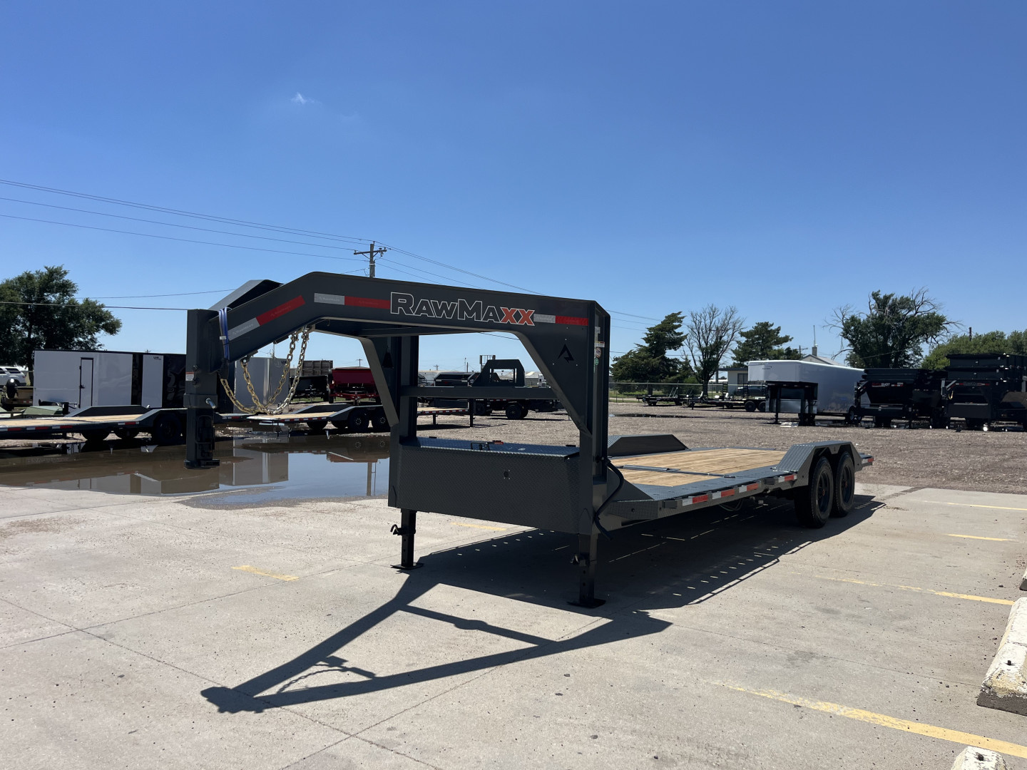 New 2025 RawMaxx 20K Tilt Trailer With Drive-Over Fenders