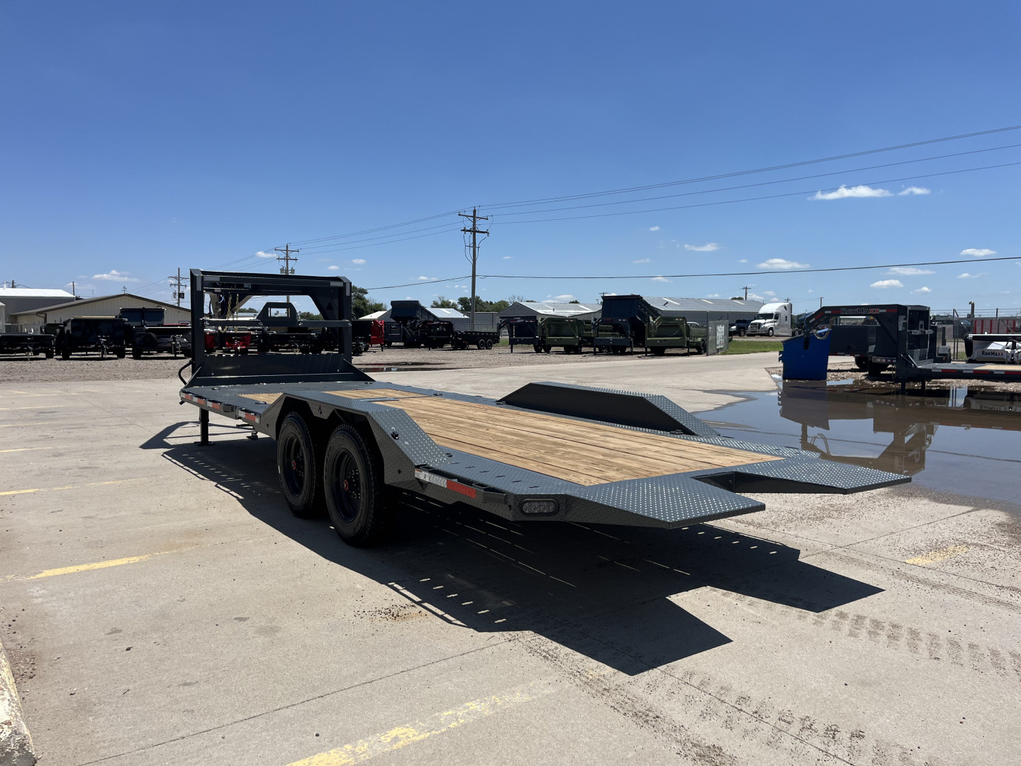 New 2025 RawMaxx 20K Tilt Trailer With Drive-Over Fenders