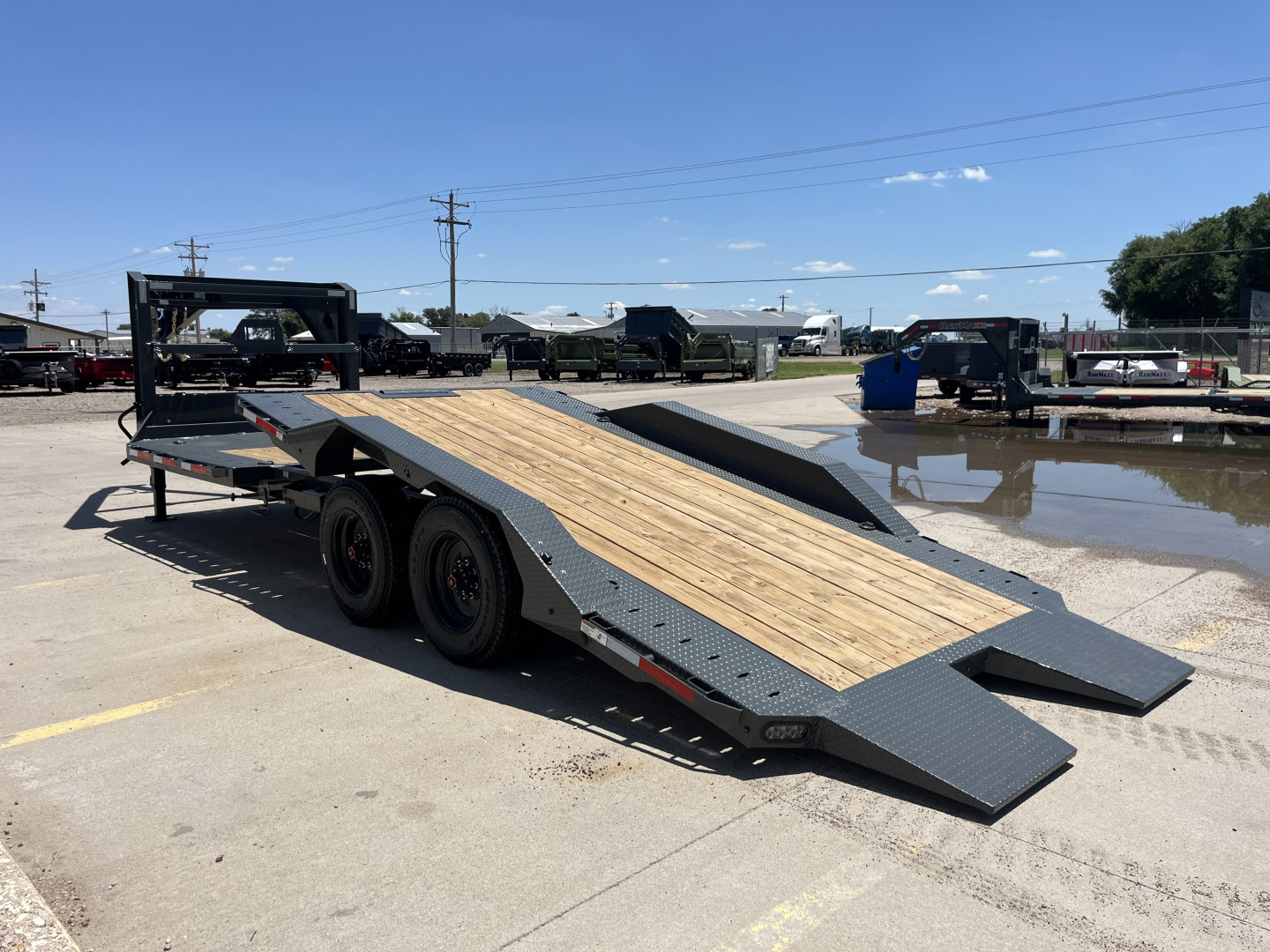 New 2025 RawMaxx 20K Tilt Trailer With Drive-Over Fenders