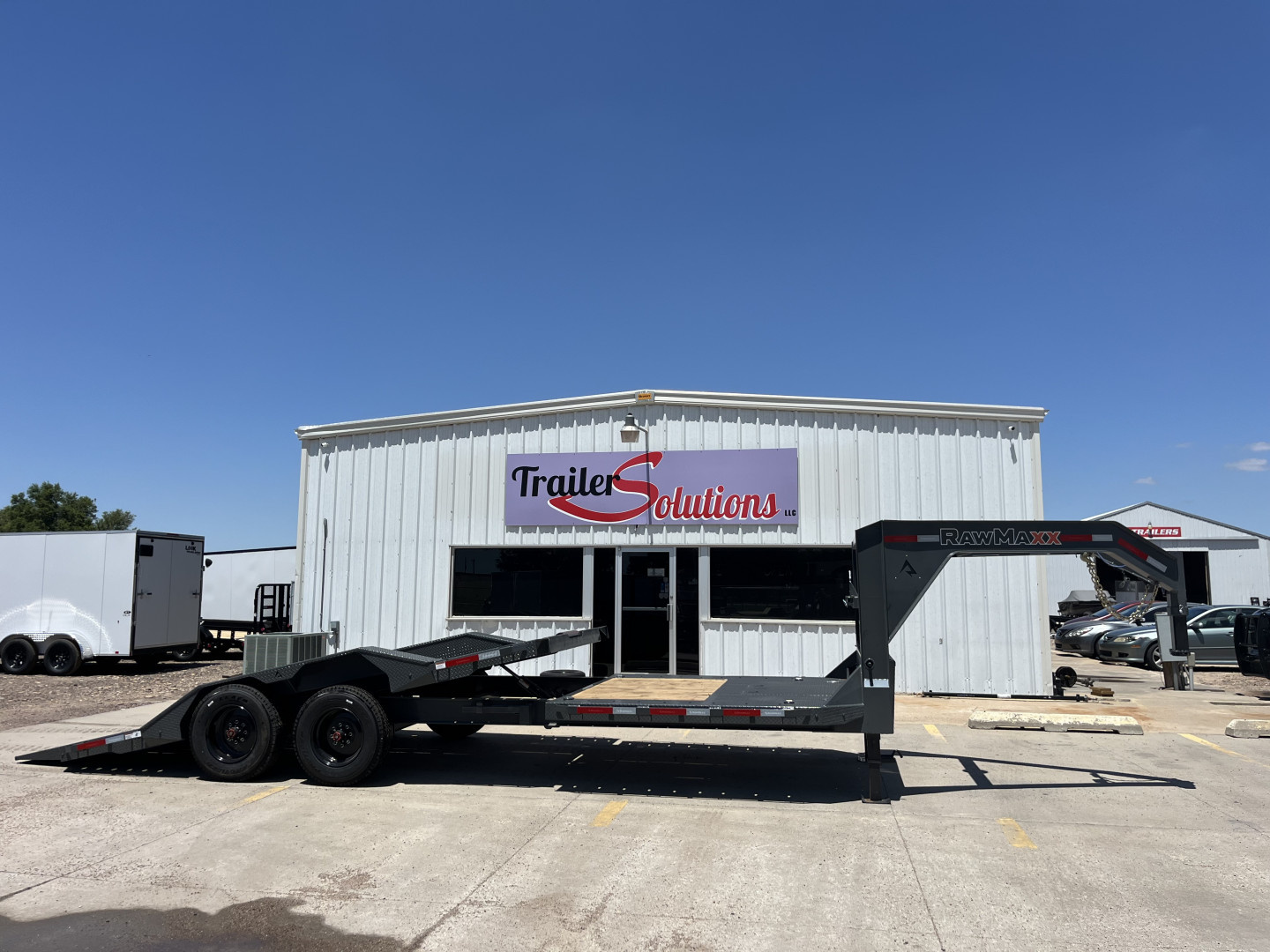 New 2025 RawMaxx 20K Tilt Trailer With Drive-Over Fenders