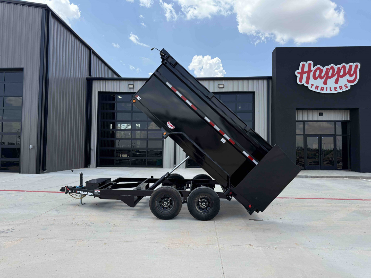 New 2026 PJ 72"x12' BP Tandem Axle Dump w/ 48" Sides – D3