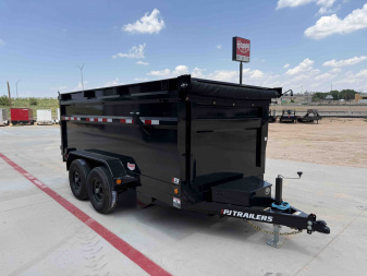New 2026 PJ 72"x12' BP Tandem Axle Dump w/ 48" Sides – D3