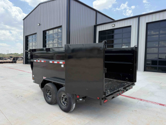 New 2026 PJ 72"x12' BP Tandem Axle Dump w/ 48" Sides – D3